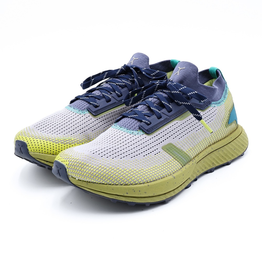FLUX Men's US 10 Grey Green Adapt Trail Athletic Outdoor Trail Running Sneakers